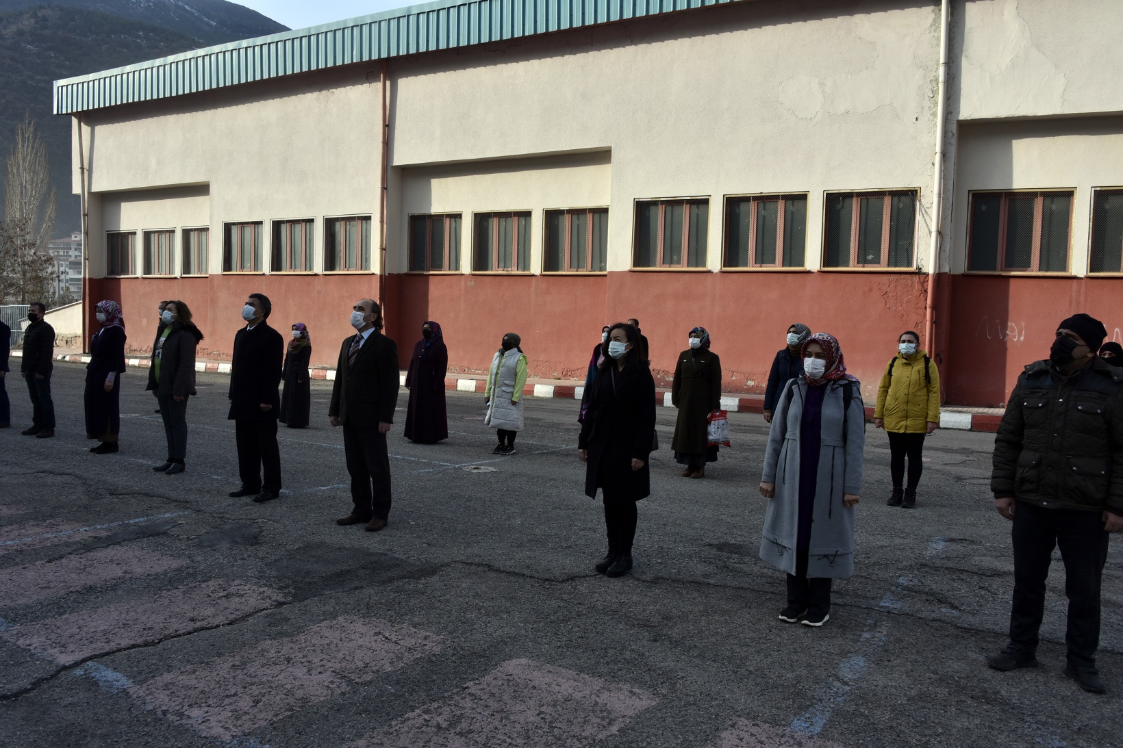 Gümüşhane’de okullarda İstiklal Marşı okundu 12