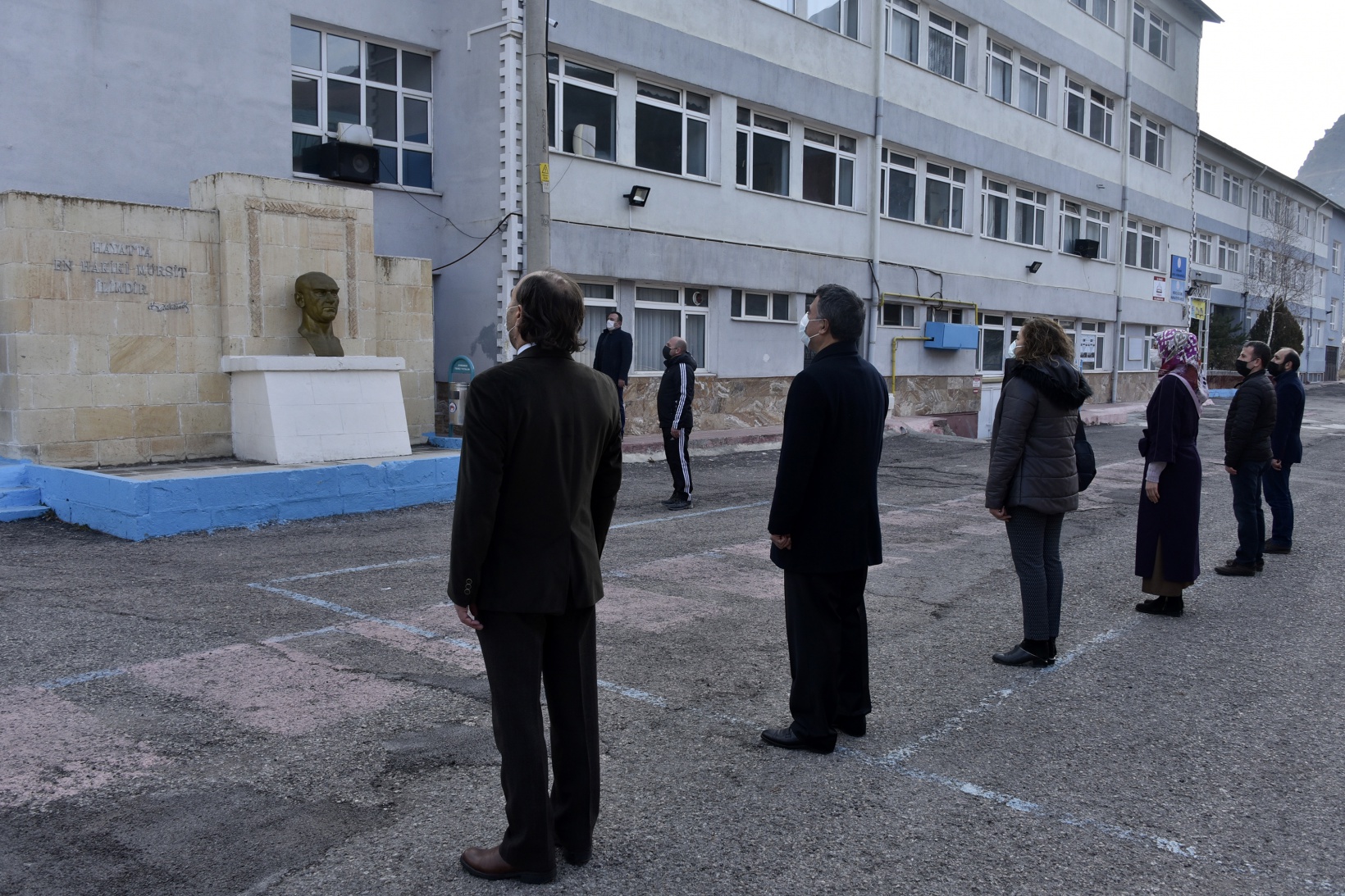 Gümüşhane’de okullarda İstiklal Marşı okundu 8