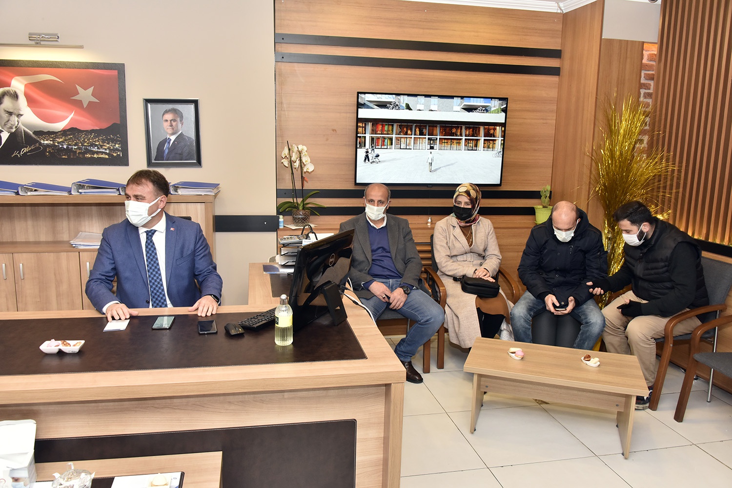 Başkan Çimen gazeteciler gününü unutmadı 1