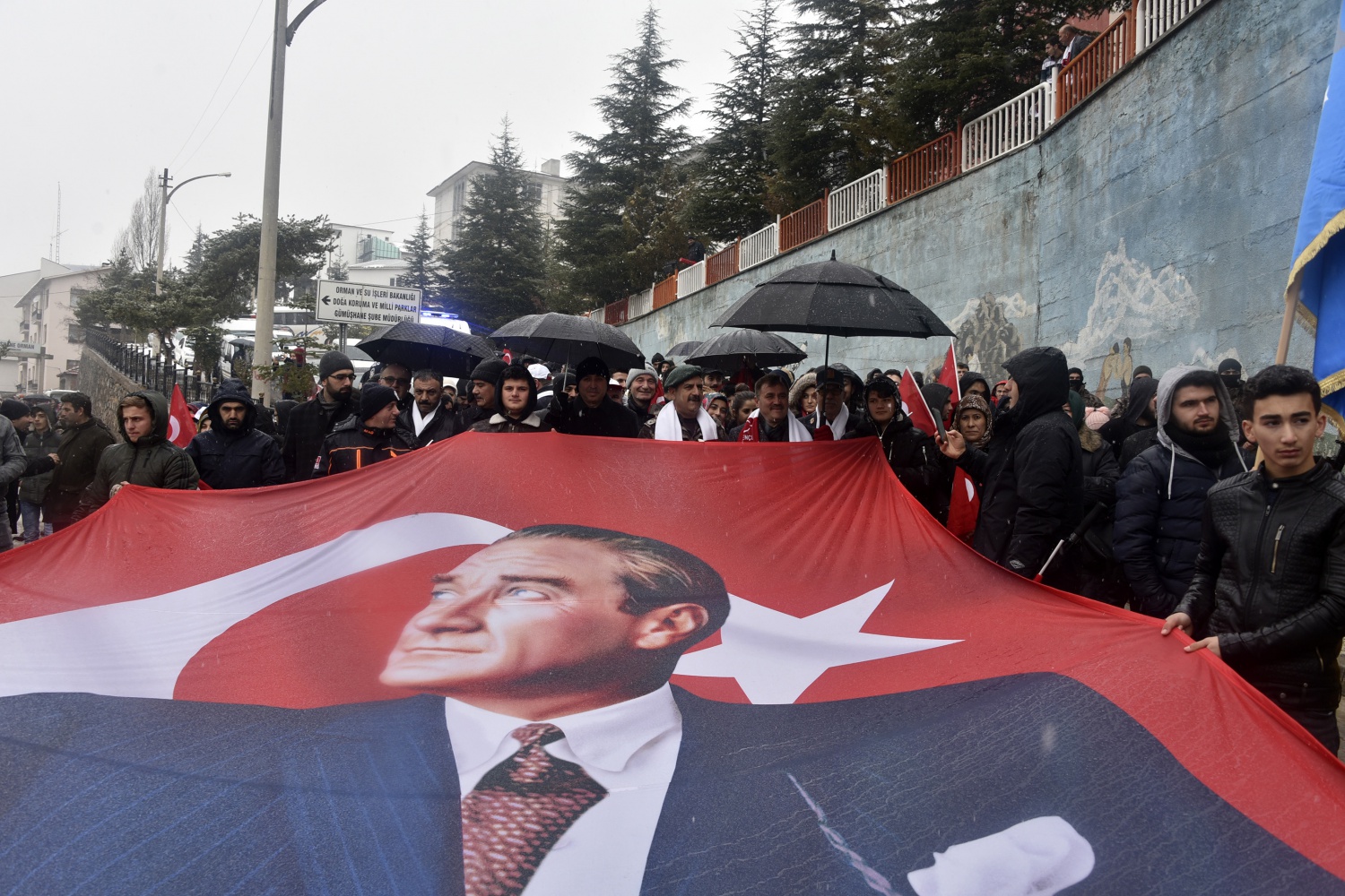 Gümüşhane Sarıkamış Şehitleri için yürüdü 5