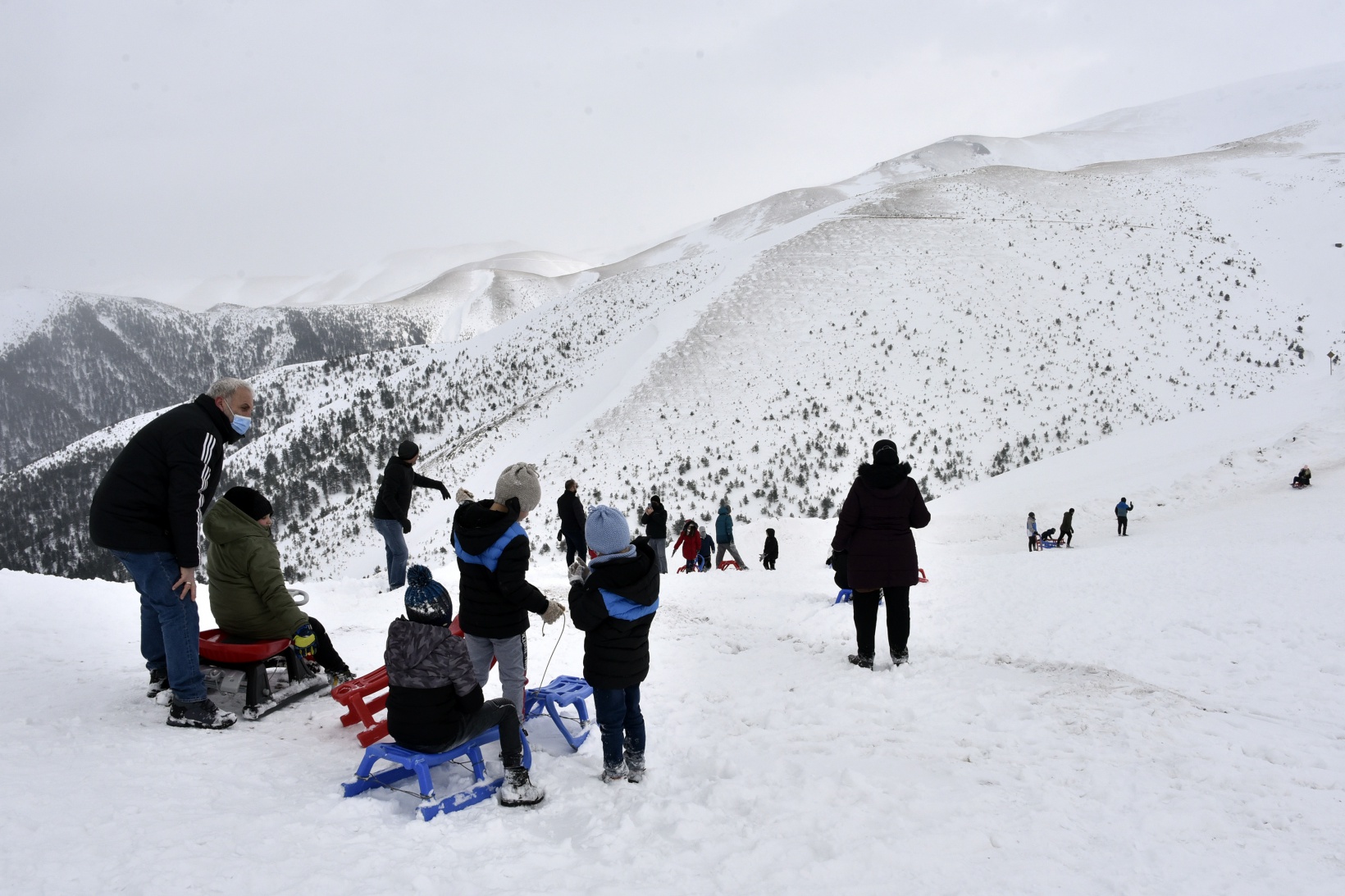 2 bin 100 metrede çığlık sesleri kahkaha seslerine karıştı 24