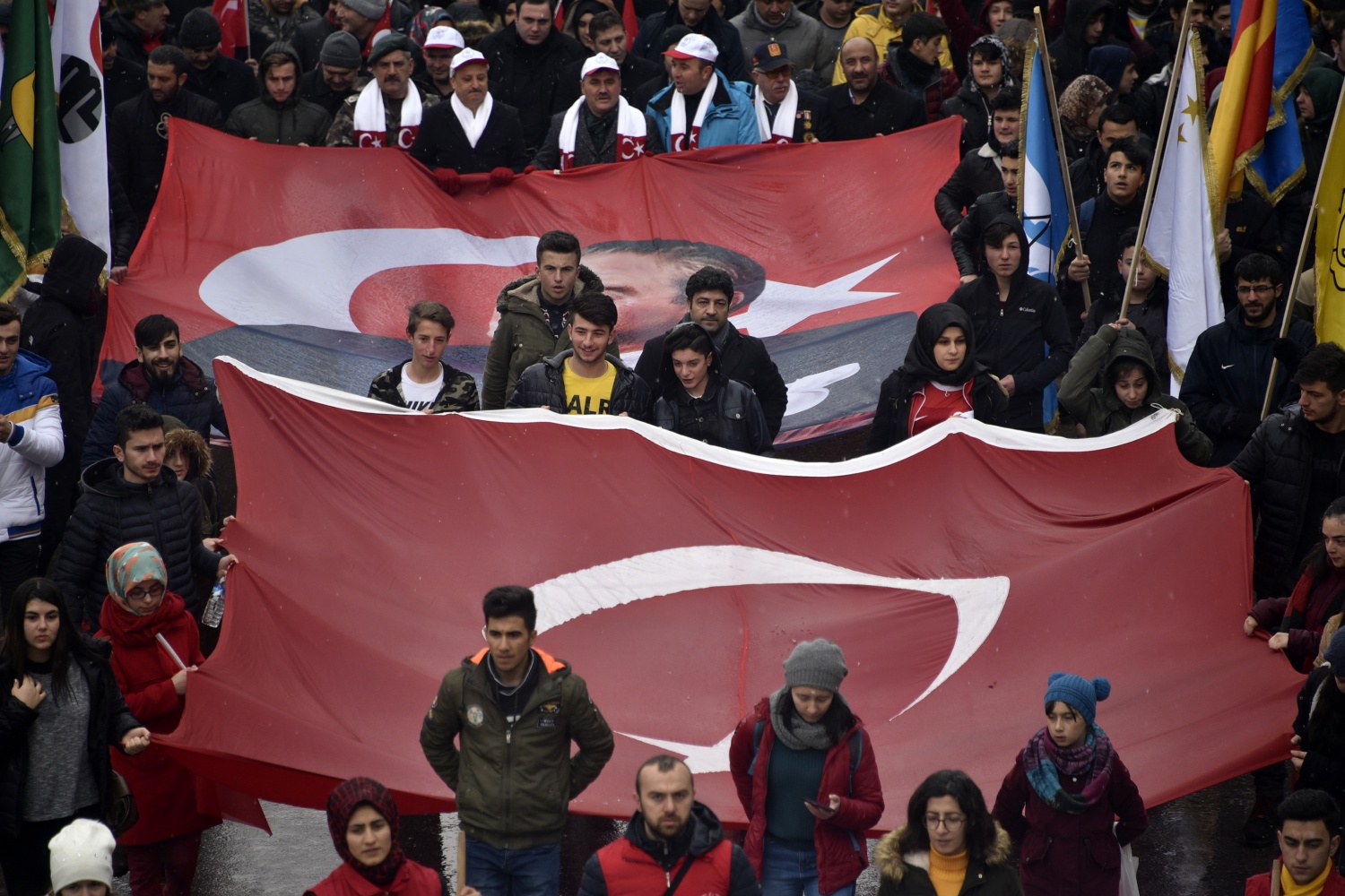 Gümüşhane Sarıkamış Şehitleri için yürüdü 2