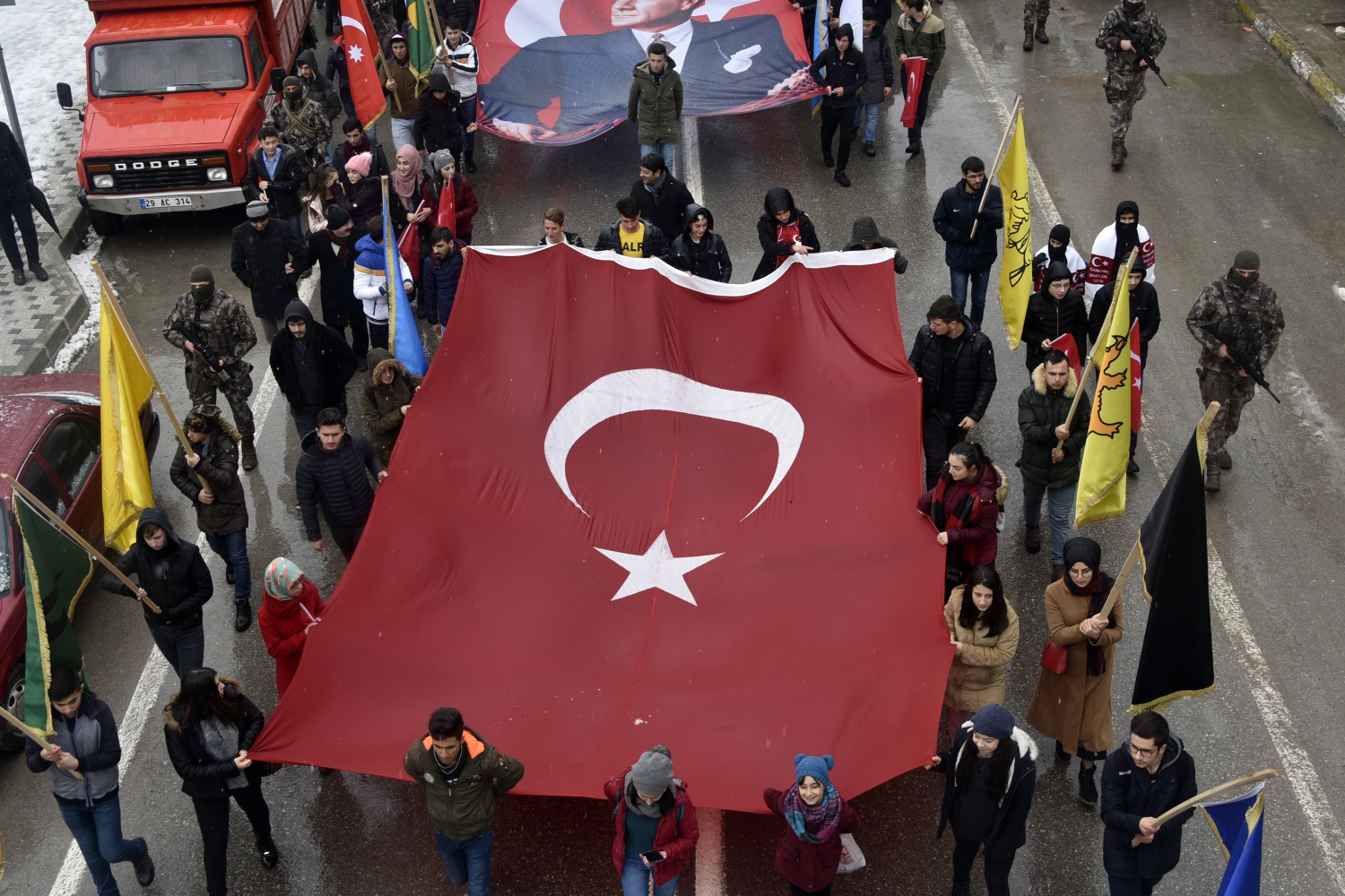 Gümüşhane Sarıkamış Şehitleri için yürüdü 9