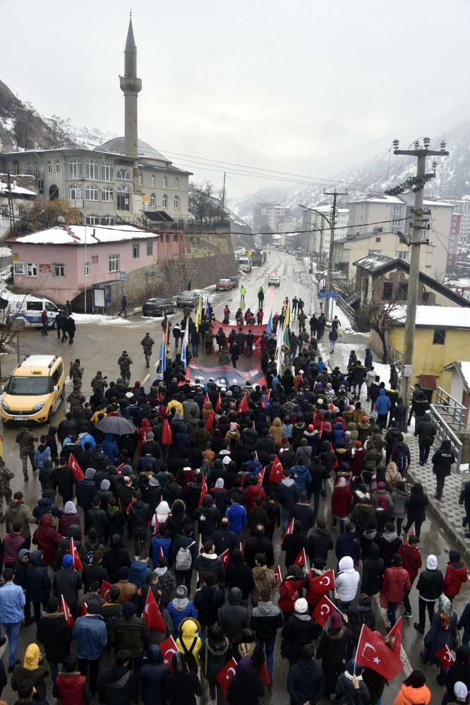 Gümüşhane Sarıkamış Şehitleri için yürüdü 12