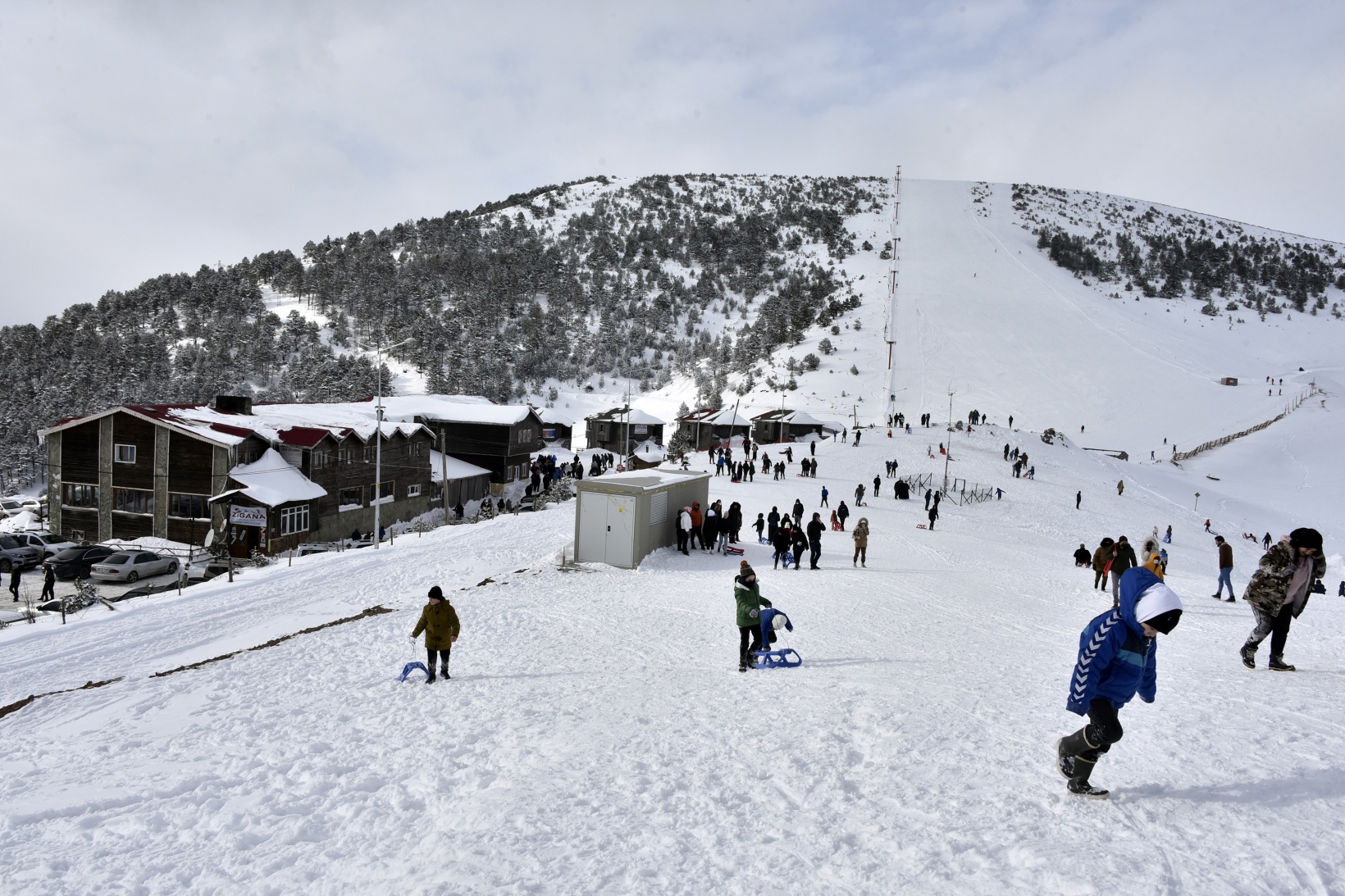 2 bin 100 metrede çığlık sesleri kahkaha seslerine karıştı 25