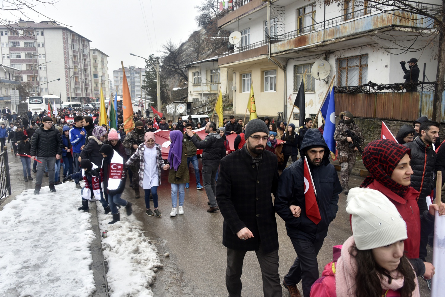 Gümüşhane Sarıkamış Şehitleri için yürüdü 14