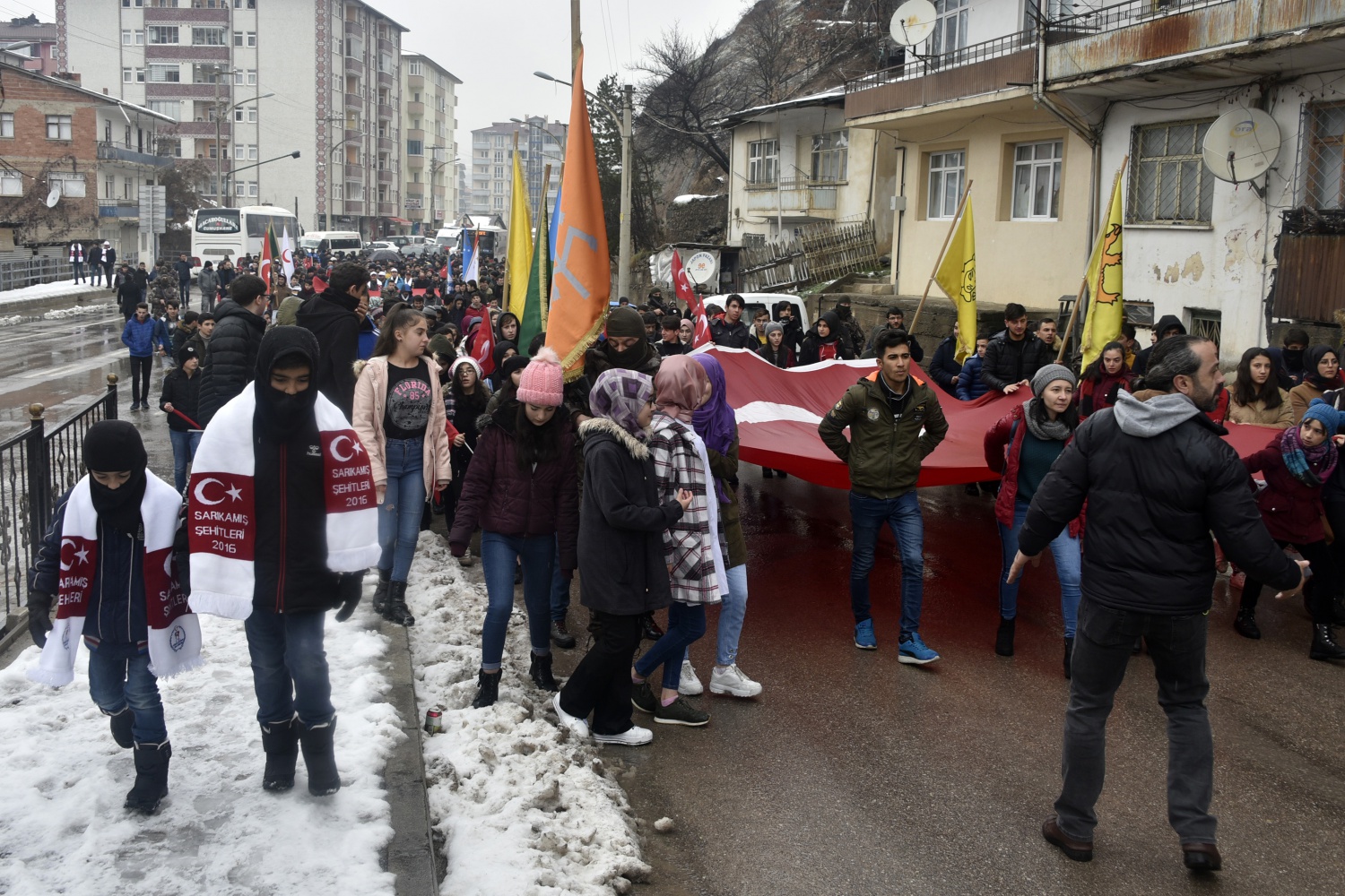 Gümüşhane Sarıkamış Şehitleri için yürüdü 13