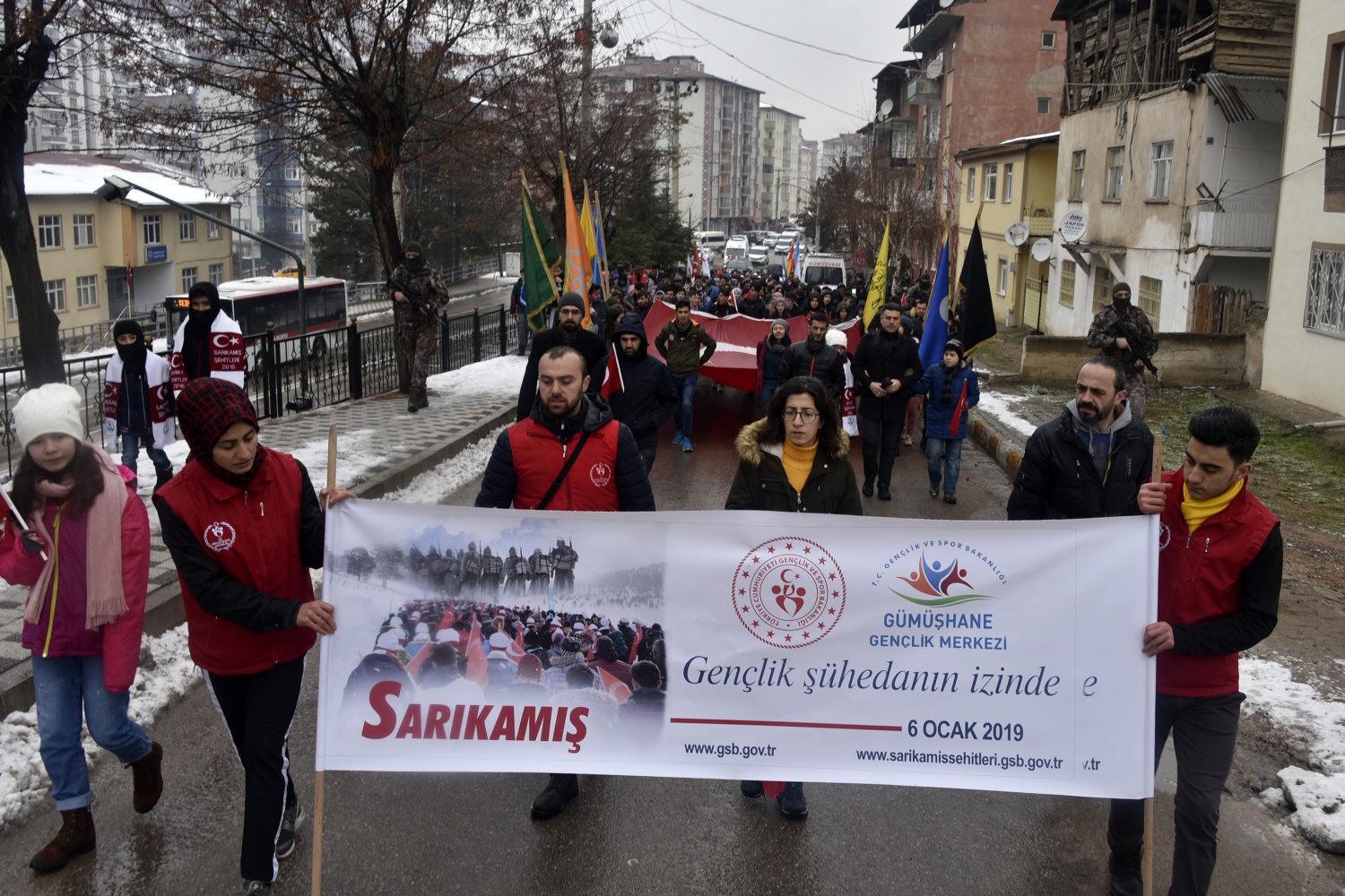 Gümüşhane Sarıkamış Şehitleri için yürüdü 11