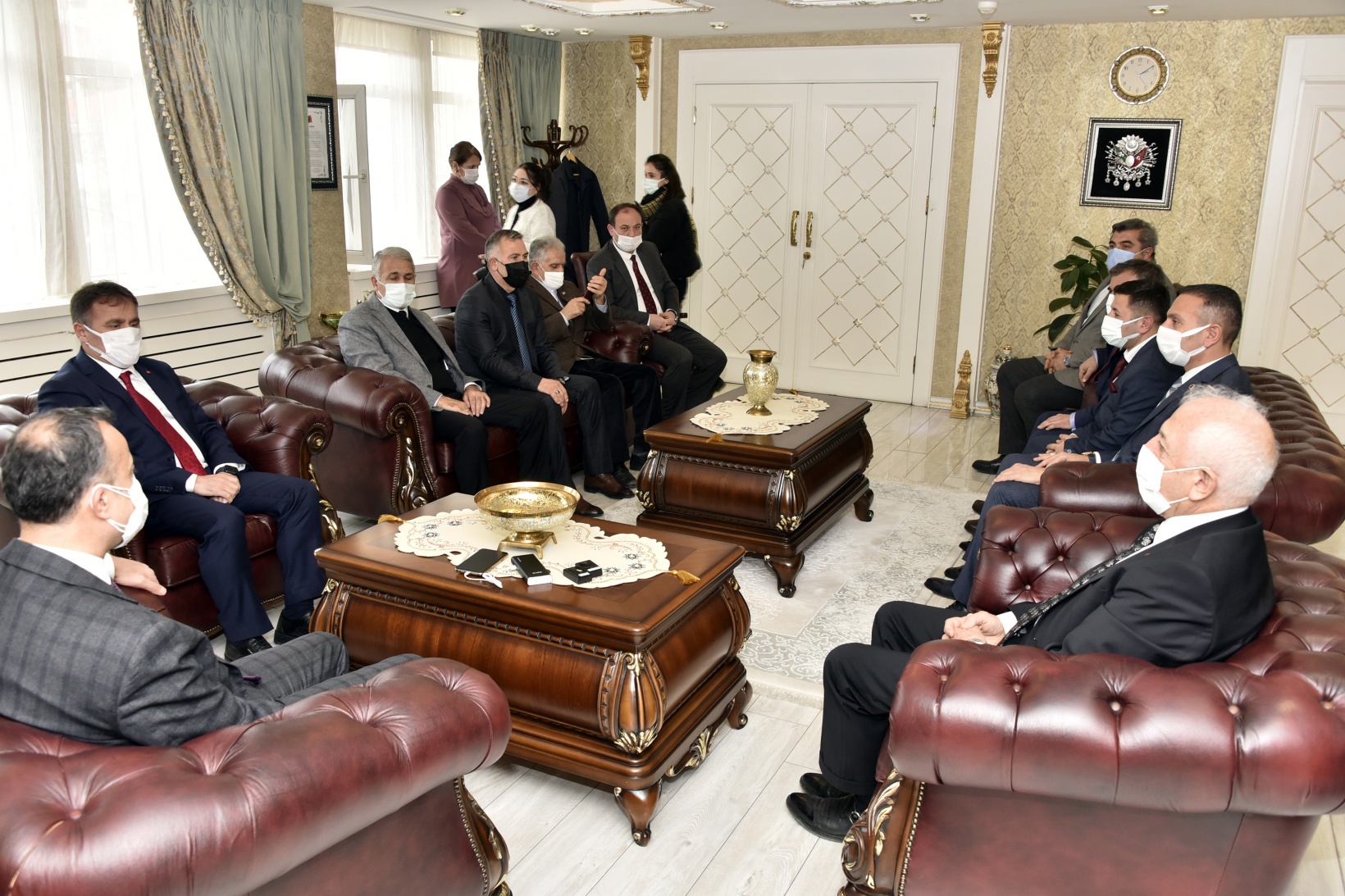 Gümüşhane’de eğitime destek veren başkanlara teşekkür belgesi 1