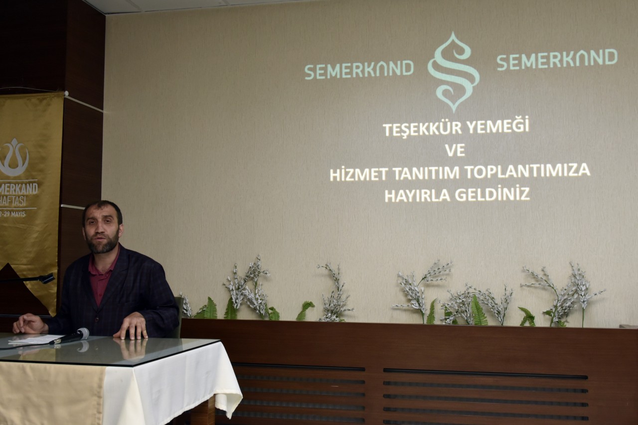 Semerkand Vakfından teşekkür yemeği 3