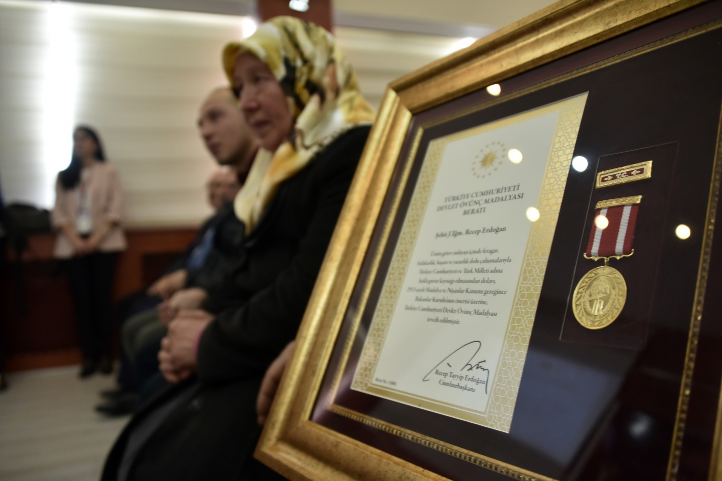 Gümüşhane’de Devlet Övünç Madalyası töreninde gözyaşları sel oldu 33