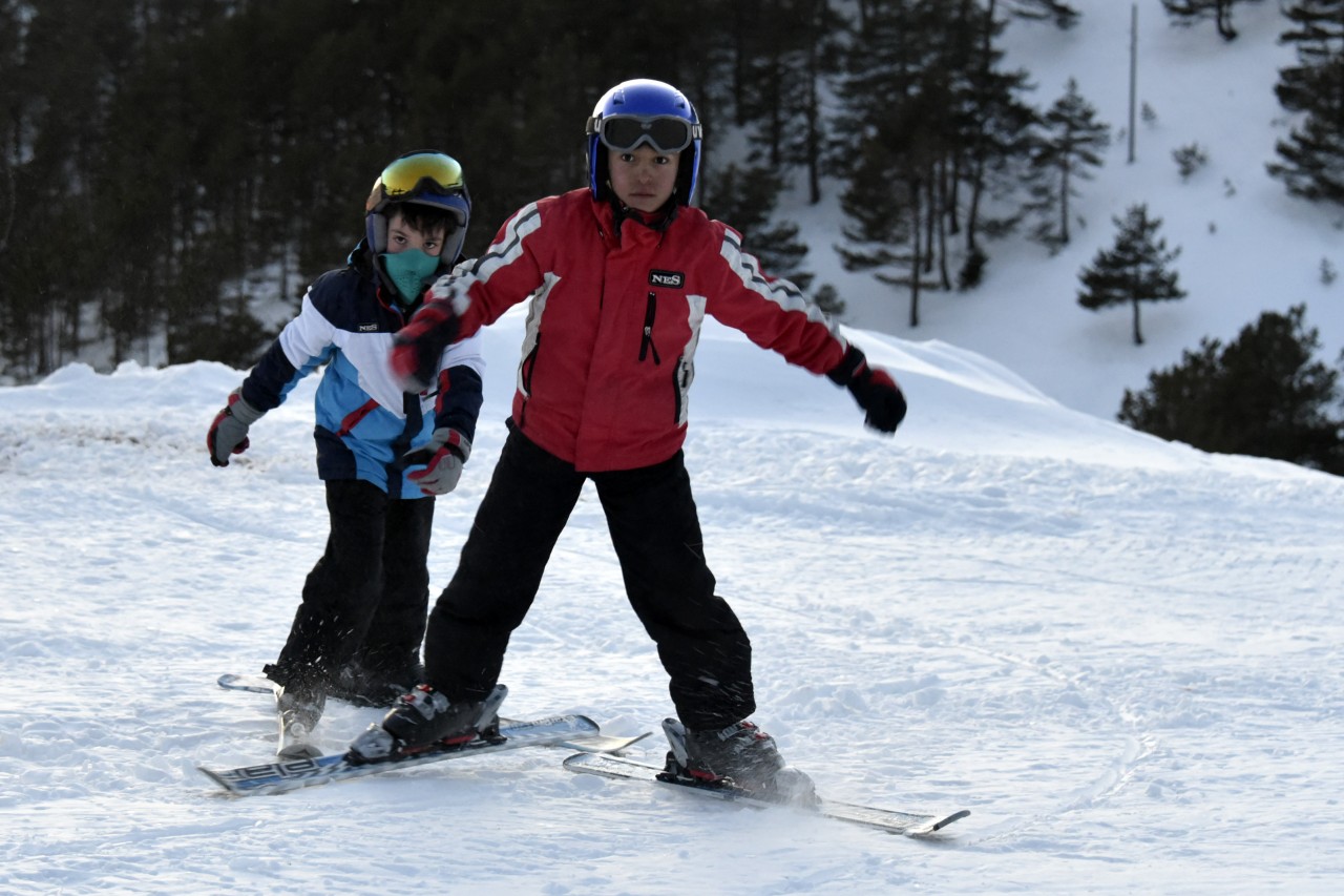 Gümüşhane’de Yarıyıl Tatilinde 120 Çocuk Kayak Öğrendi 10