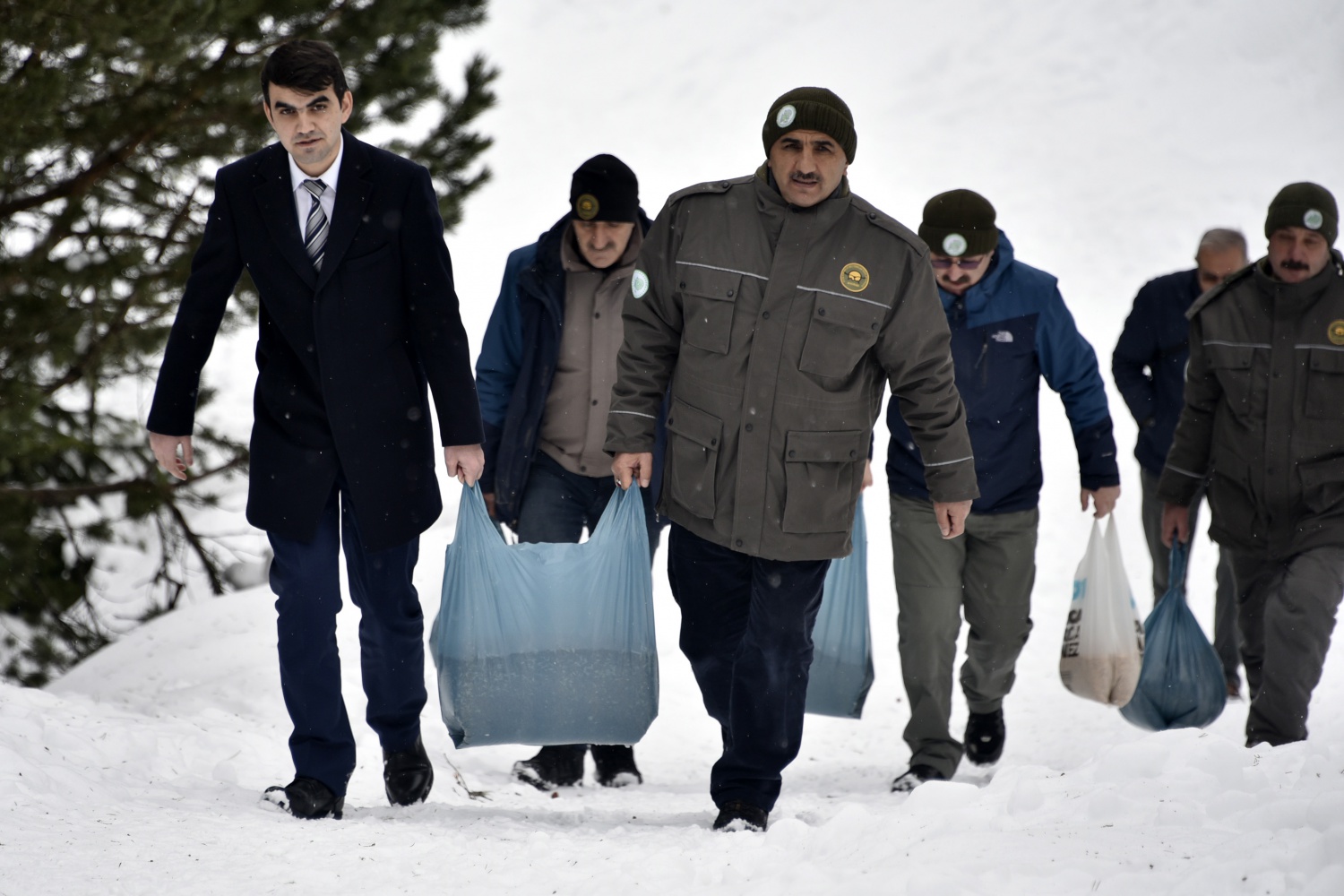 Gümüşhane’de yaban hayatı yemleme çalışmaları devam ediyor 1