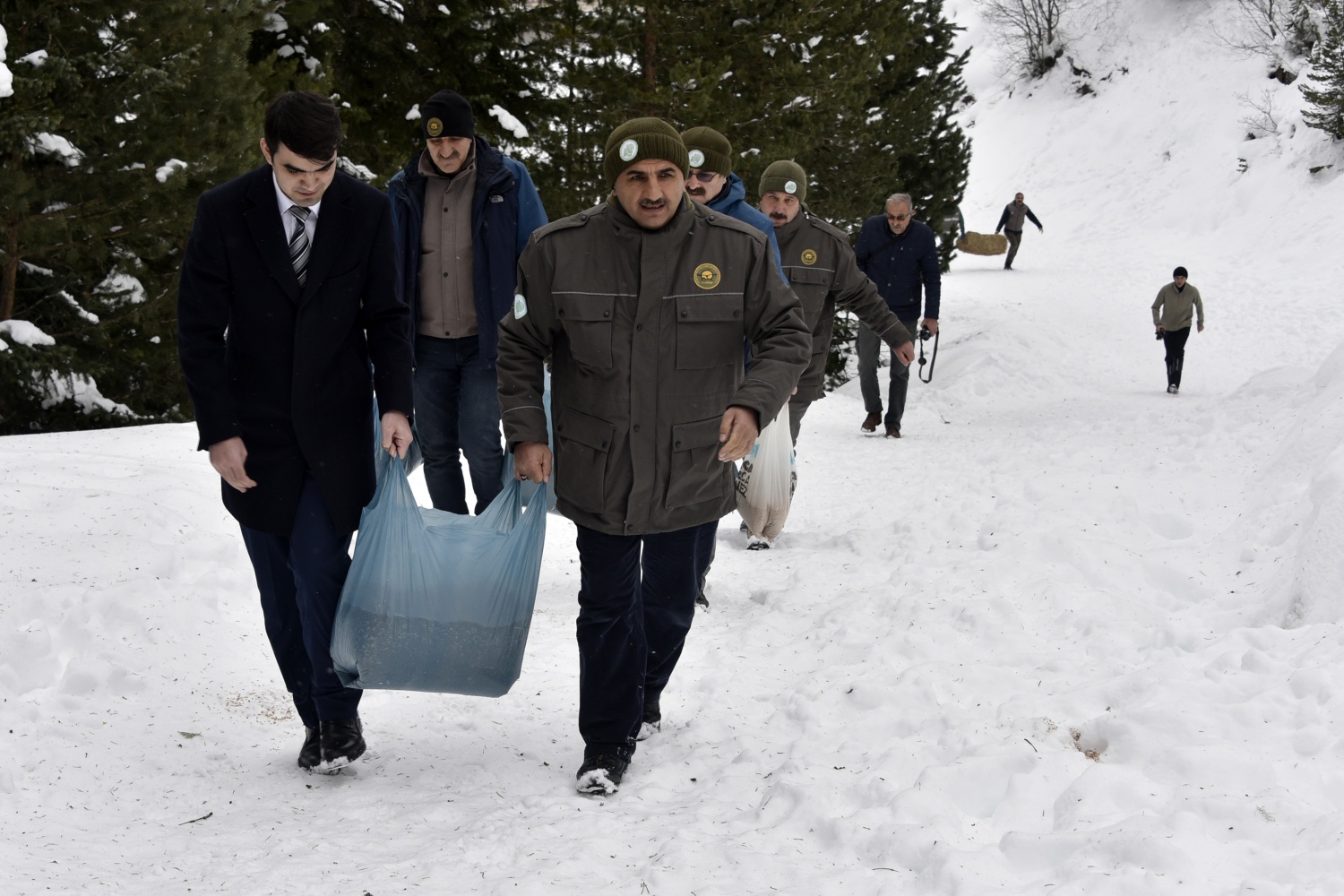 Gümüşhane’de yaban hayatı yemleme çalışmaları devam ediyor 3