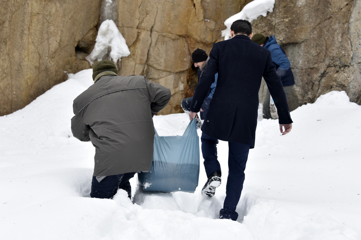 Gümüşhane’de yaban hayatı yemleme çalışmaları devam ediyor 2
