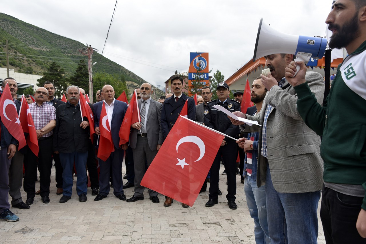 Torul'da teröre karşı birlik yürüyüşü gerçekleştirildi 9