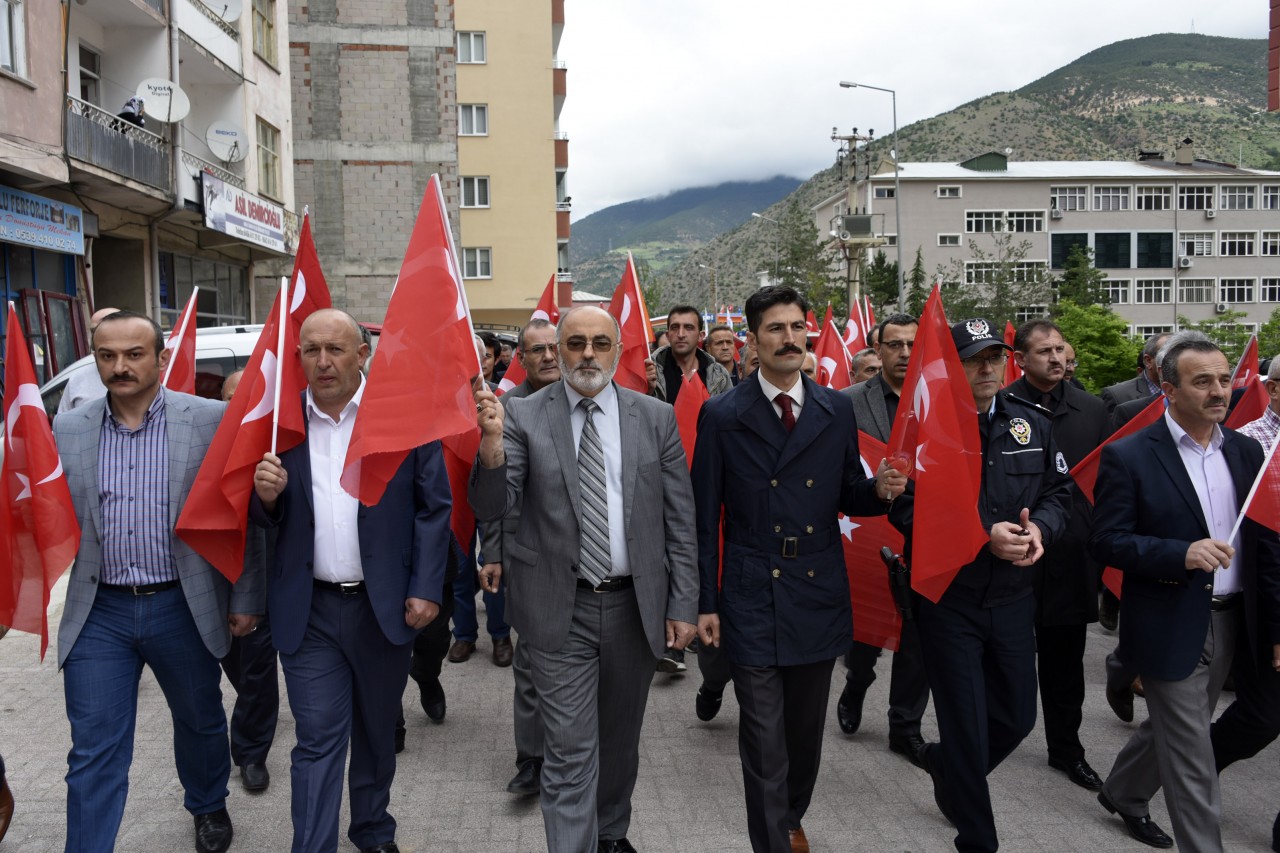 Torul'da teröre karşı birlik yürüyüşü gerçekleştirildi 11