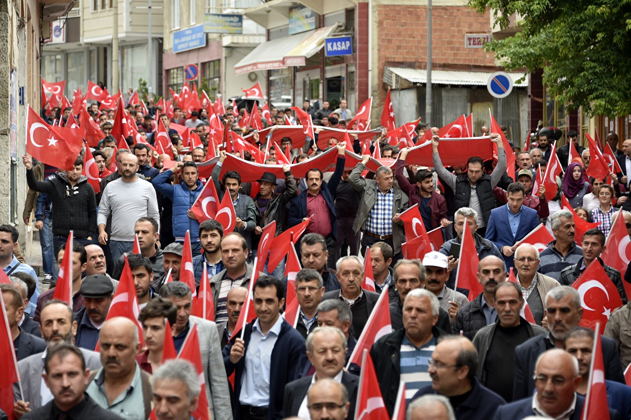 Torul'da teröre karşı birlik yürüyüşü gerçekleştirildi 14