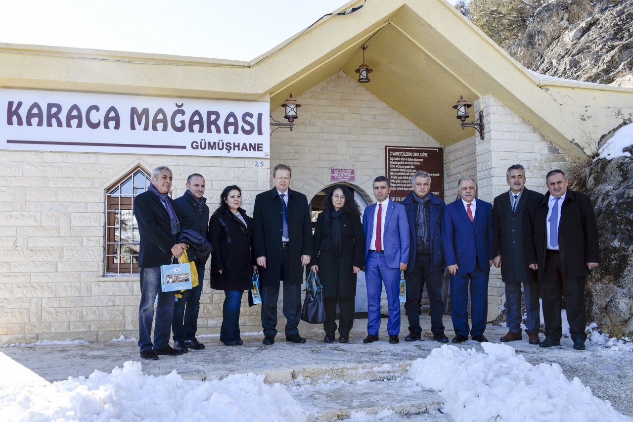 Karaca mağarasında yol genişletme ve altyapı çalışmaları başladı 2