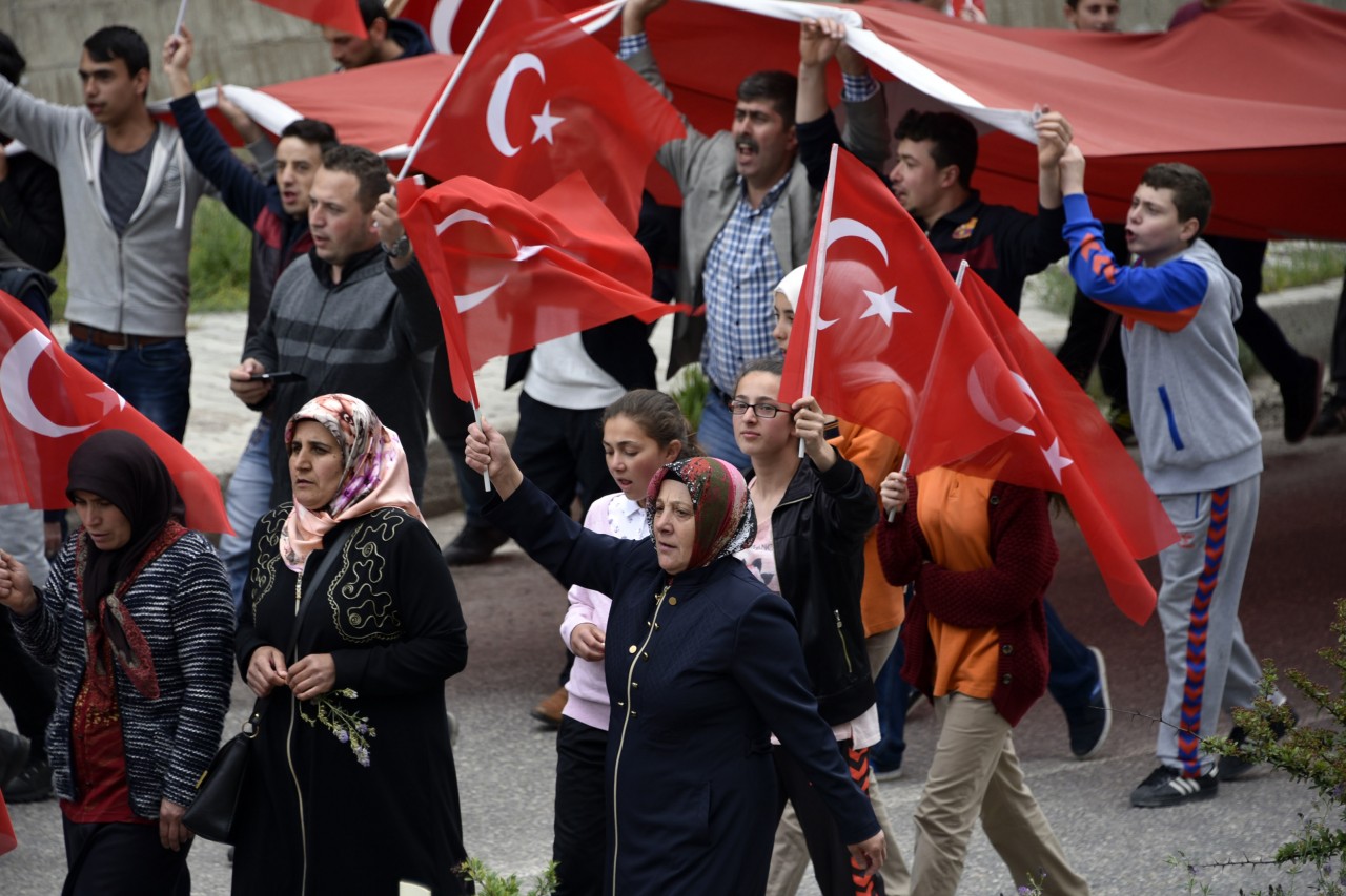 Torul'da teröre karşı birlik yürüyüşü gerçekleştirildi 22