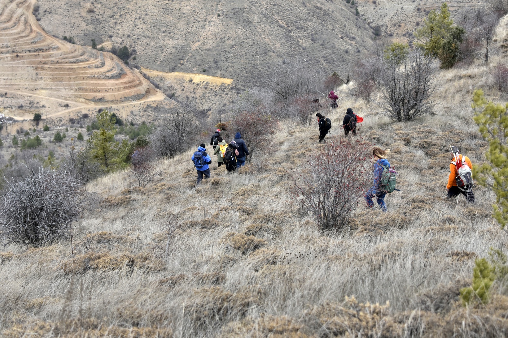 Gümüşhaneli dağcılardan zorlu “İstiklal” yürüyüşü 3