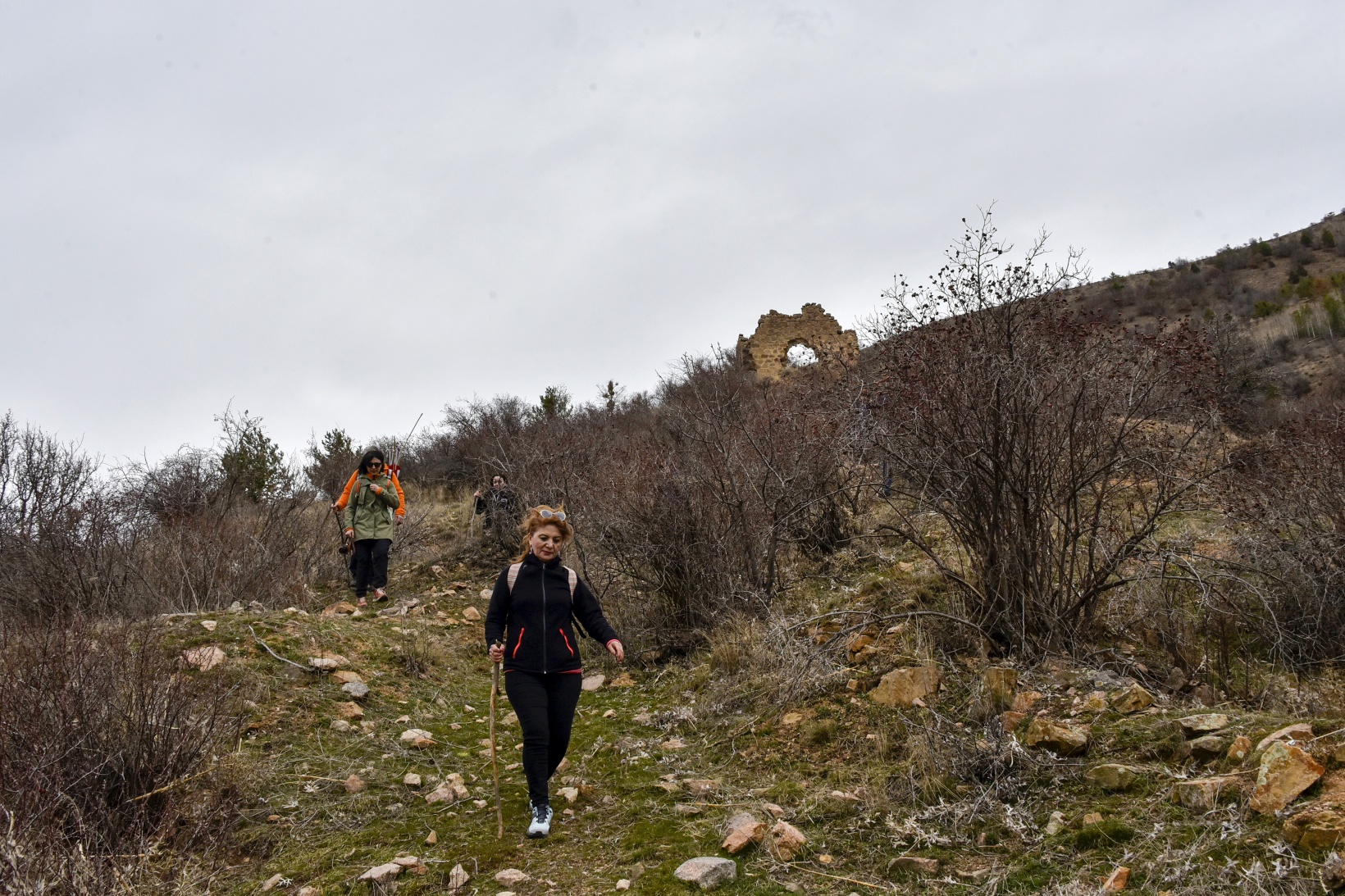Gümüşhaneli dağcılardan zorlu “İstiklal” yürüyüşü 6