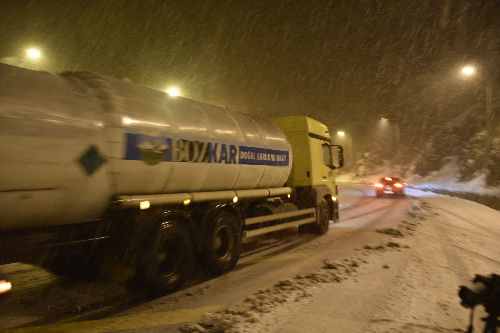 Zigana dağında kar yağışı etkili oluyor 9