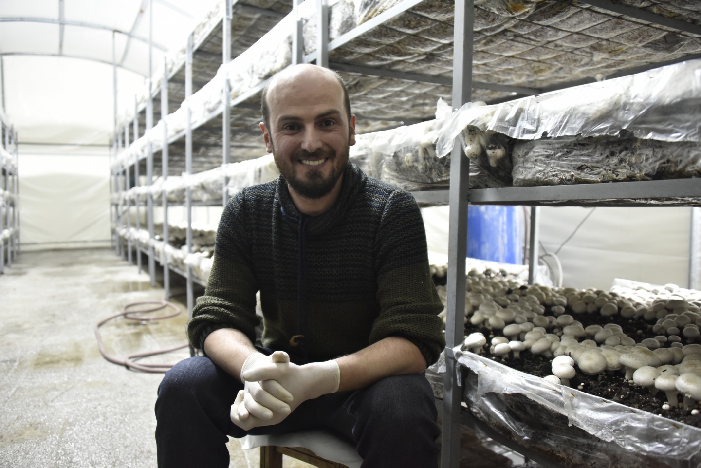 Olmaz denileni yaptı şimdi binlerce ton mantar üretiyor 31