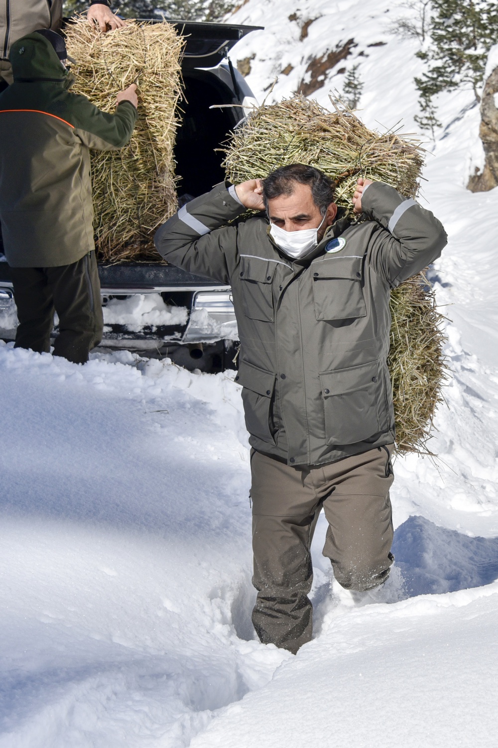 Gümüşhane'de yaban hayvanları aç bırakılmıyor 20