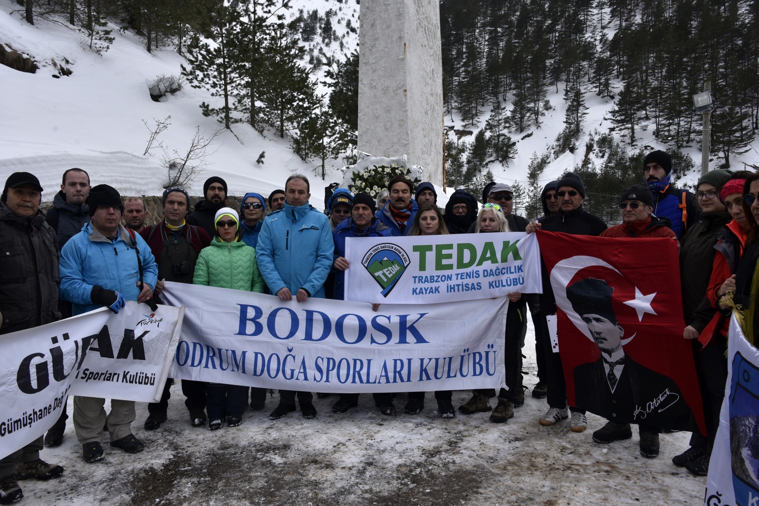 Çığ şehitleri Zigana dağında anıldı 5