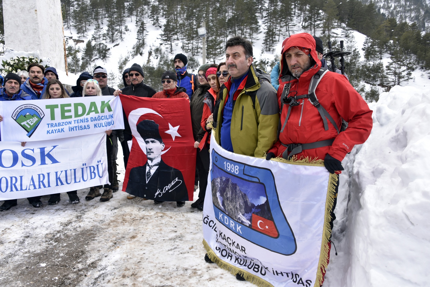 Çığ şehitleri Zigana dağında anıldı 6