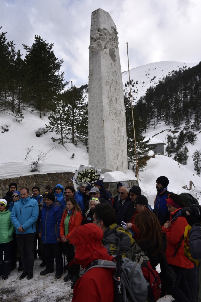 Çığ şehitleri Zigana dağında anıldı 3