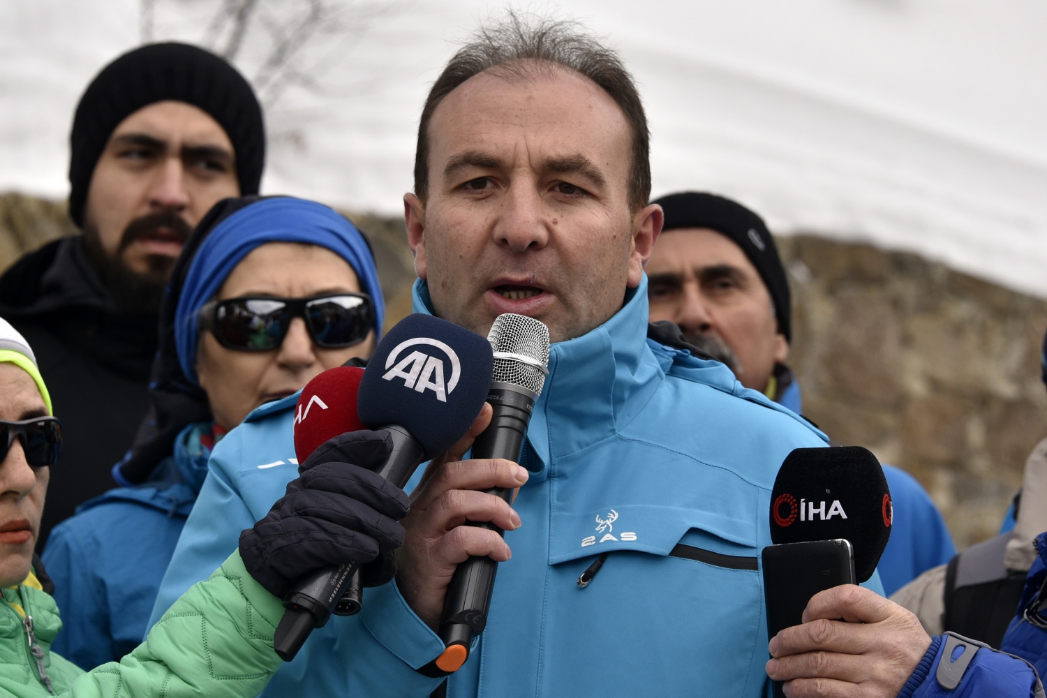 Çığ şehitleri Zigana dağında anıldı 10