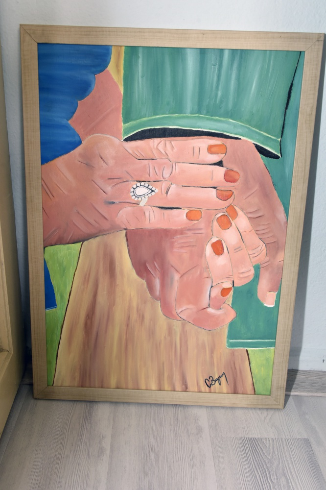 Yeteneğini kursta fark etti şimdi talep üzerine de resim yapıyor 1