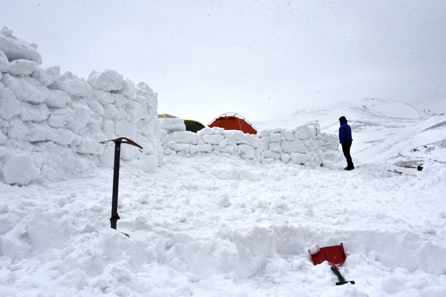 Zigana dağında ağır kış şartlarında hayatta kalmayı öğreniyorlar 5