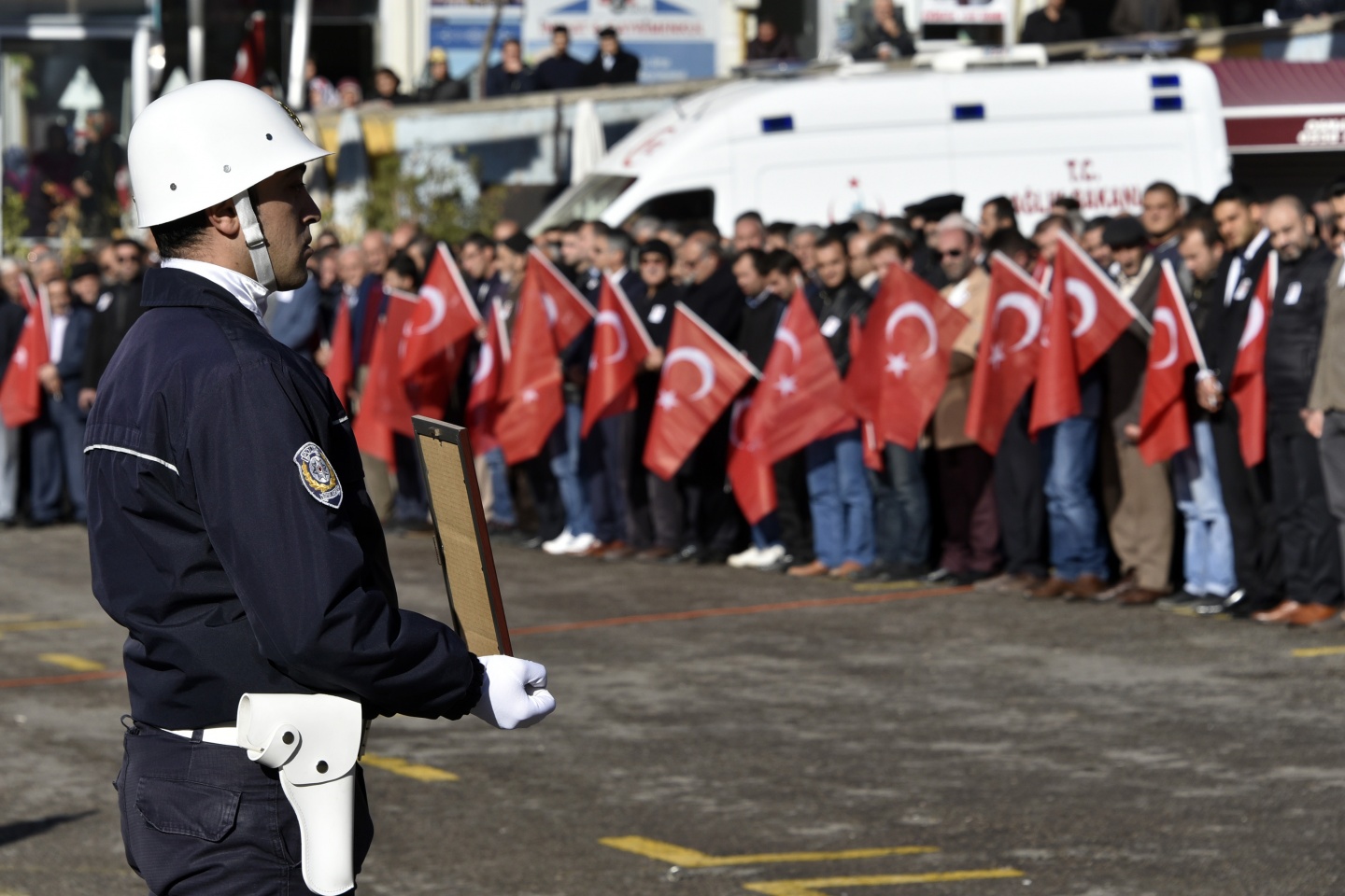 Şehit Baş Polis Memuru memleketine uğurlandı 7