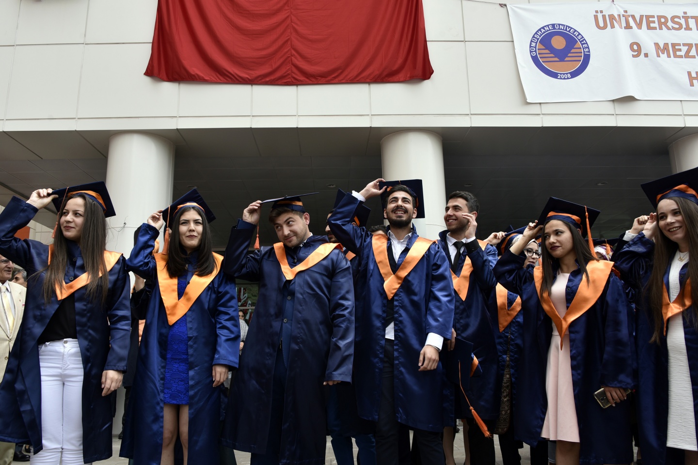 Gümüşhane Üniversitesinde 9.mezuniyet sevinci 17