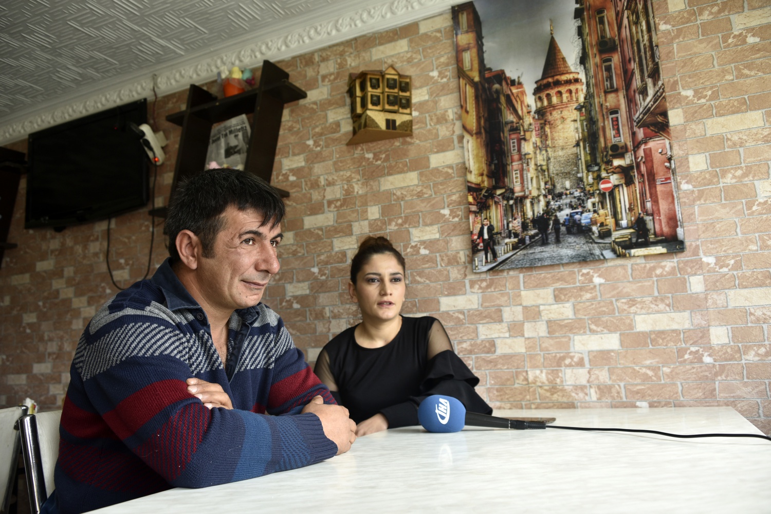 Azerbaycanlı gelin Özkürtün'de lokanta açtı 7