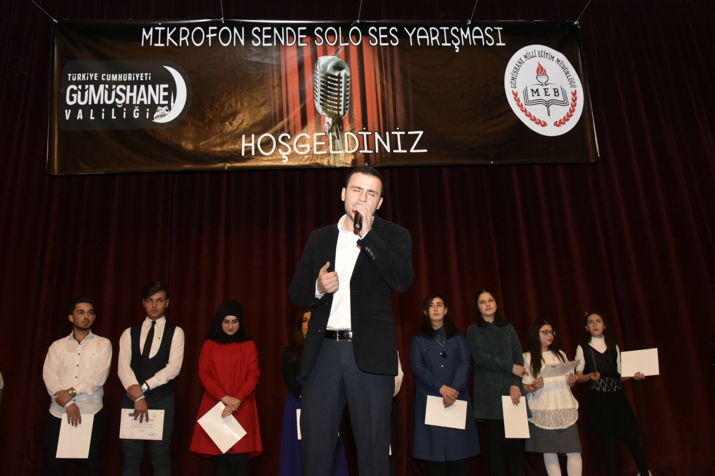 ‘Mikrofon Sende Solo Ses Yarışmasının’ finalleri yapıldı 31