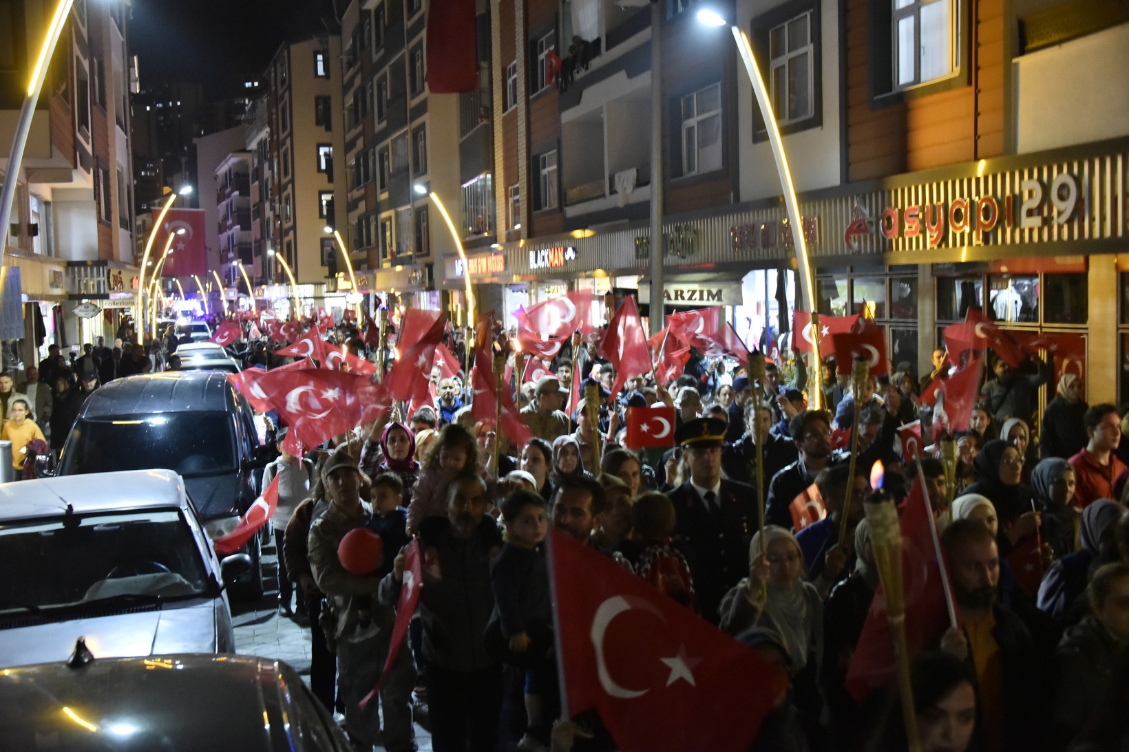 Gümüşhane’de fener alayı yürüyüşü gerçekleştirildi   123