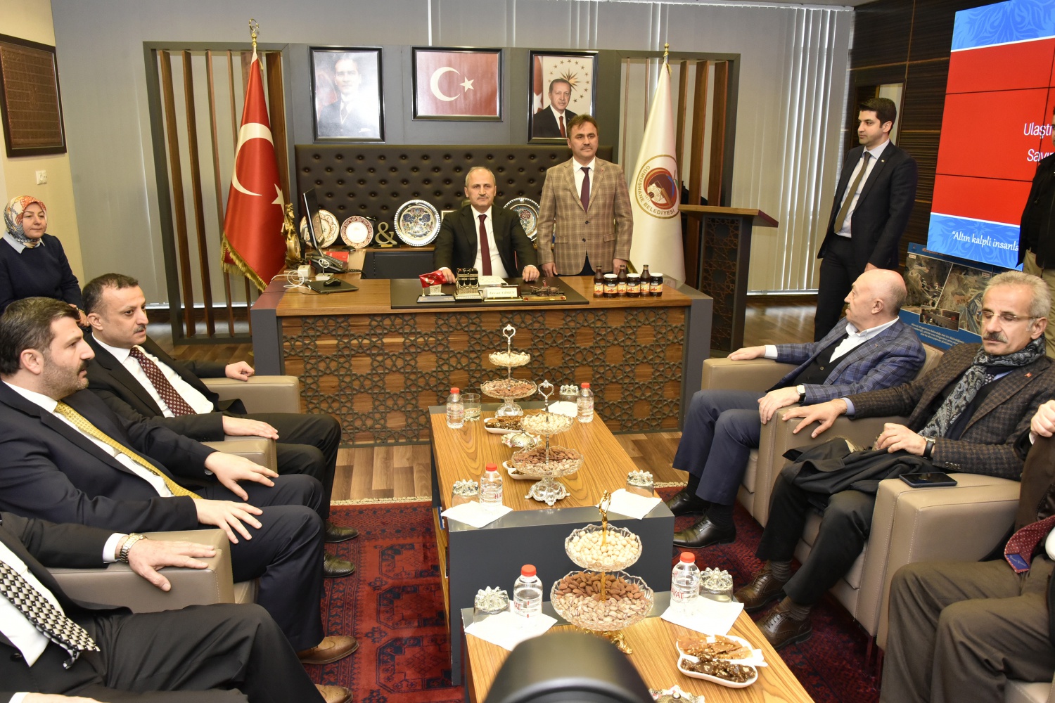 Ulaştırma ve Altyapı Bakanı Mehmet Cahit Turhan Gümüşhane’de 62