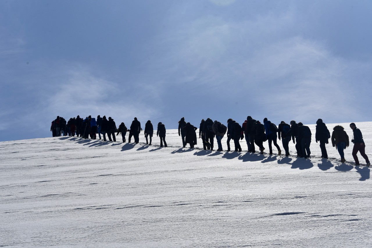 Yüzlerce üniversite öğrencisi Zigana dağında stres attı 12