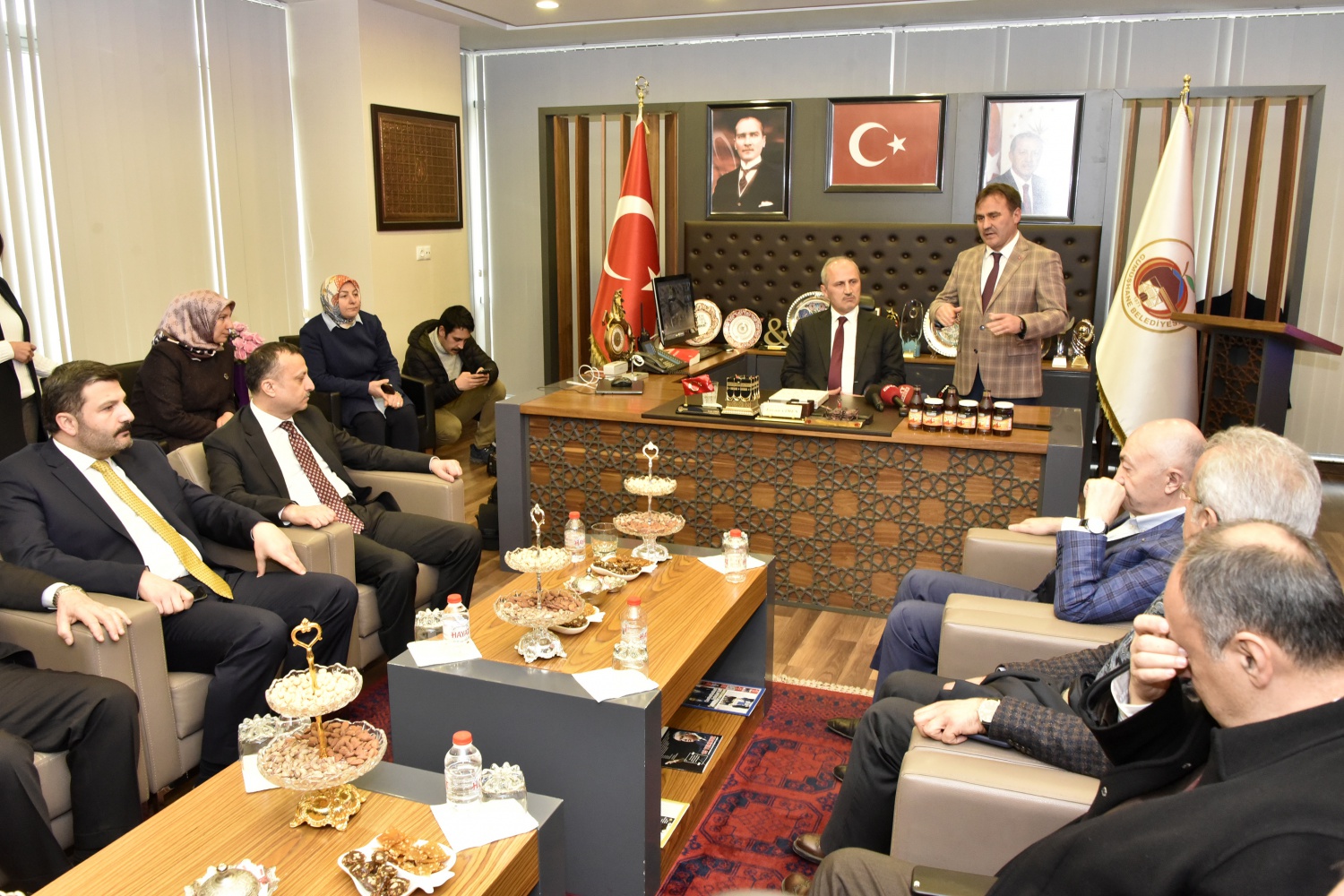 Ulaştırma ve Altyapı Bakanı Mehmet Cahit Turhan Gümüşhane’de 77