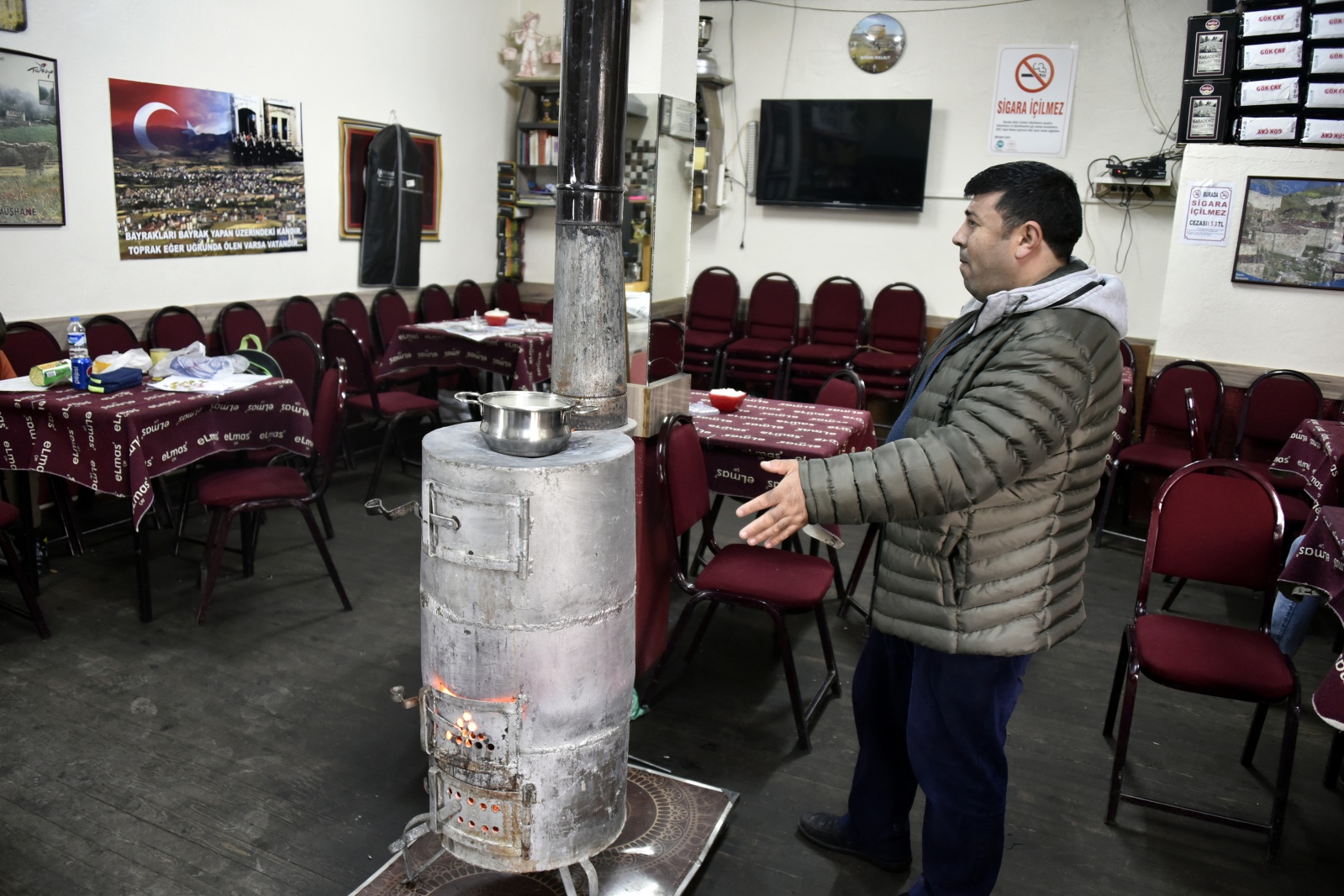 Bu ilçede kışın kahvelerde çaydan çok süt satılıyor 13