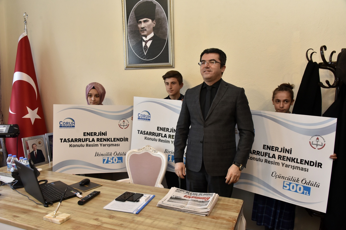 Gümüşhane’de Enerji tasarrufu konulu resim yarışması sonuçlandı 1