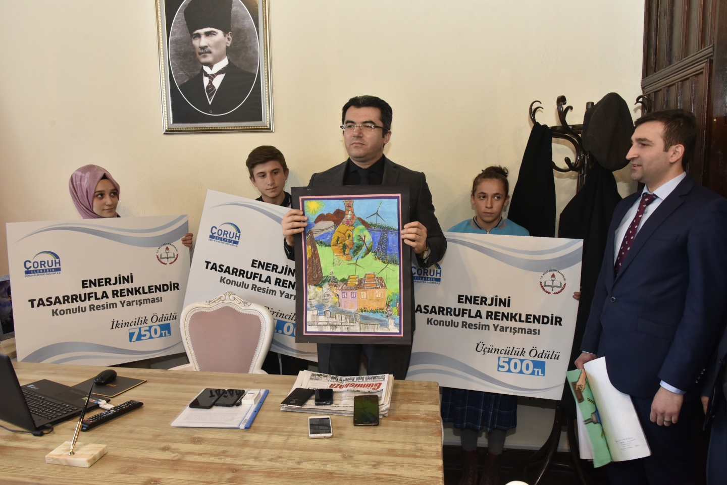Gümüşhane’de Enerji tasarrufu konulu resim yarışması sonuçlandı 4