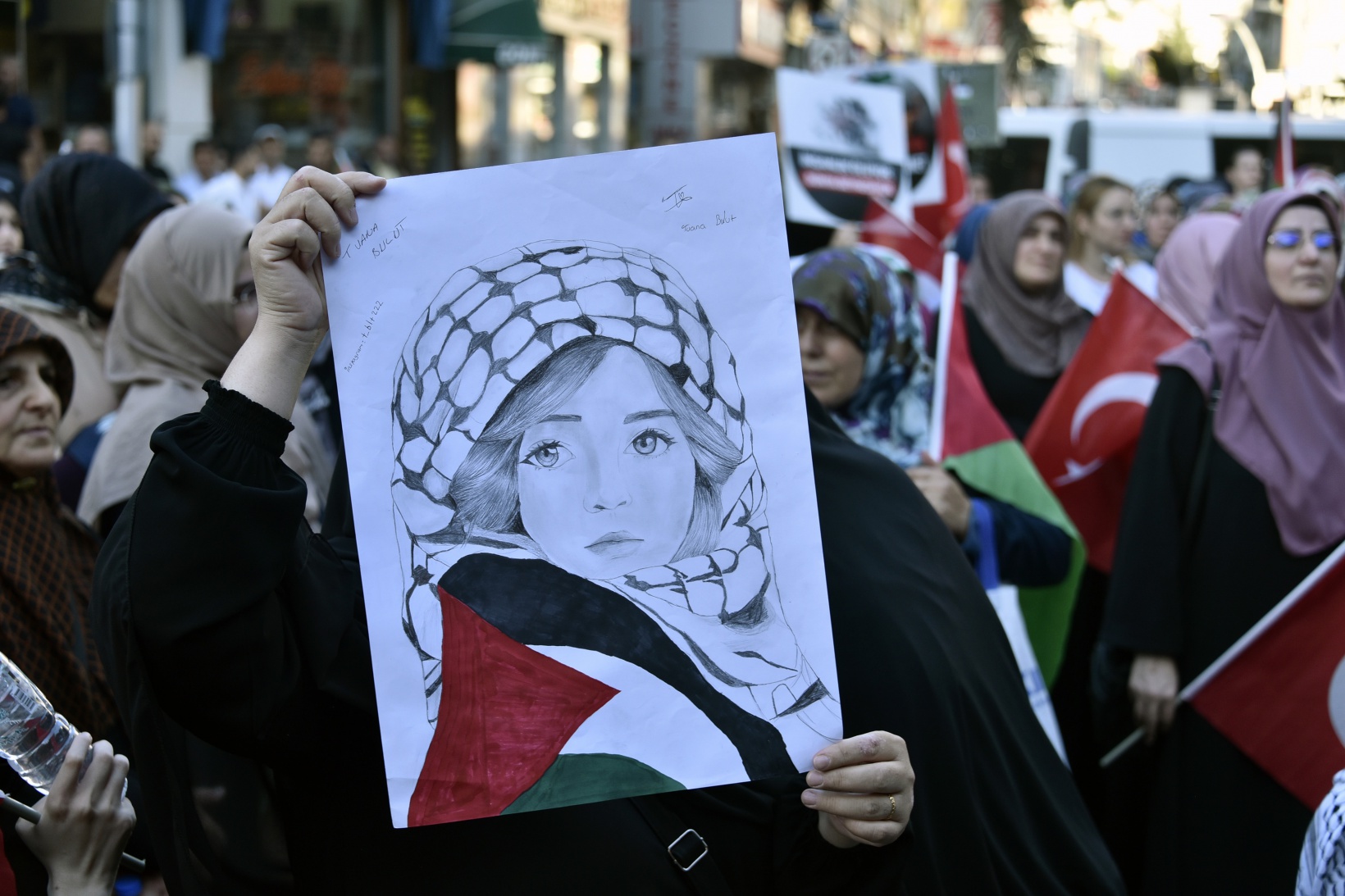 Gümüşhane’de yüzlerce kişi Haniye ve Filistin için yürüdü 5