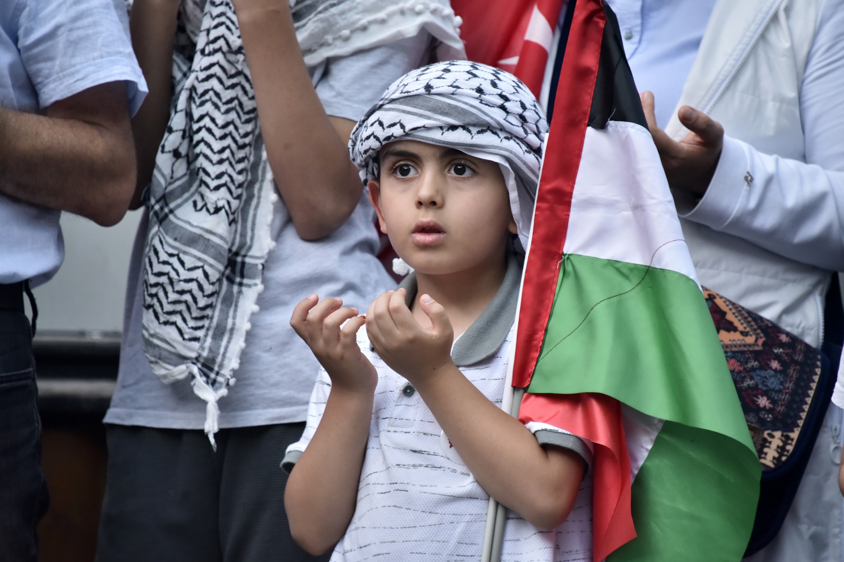 Gümüşhane’de yüzlerce kişi Haniye ve Filistin için yürüdü 14