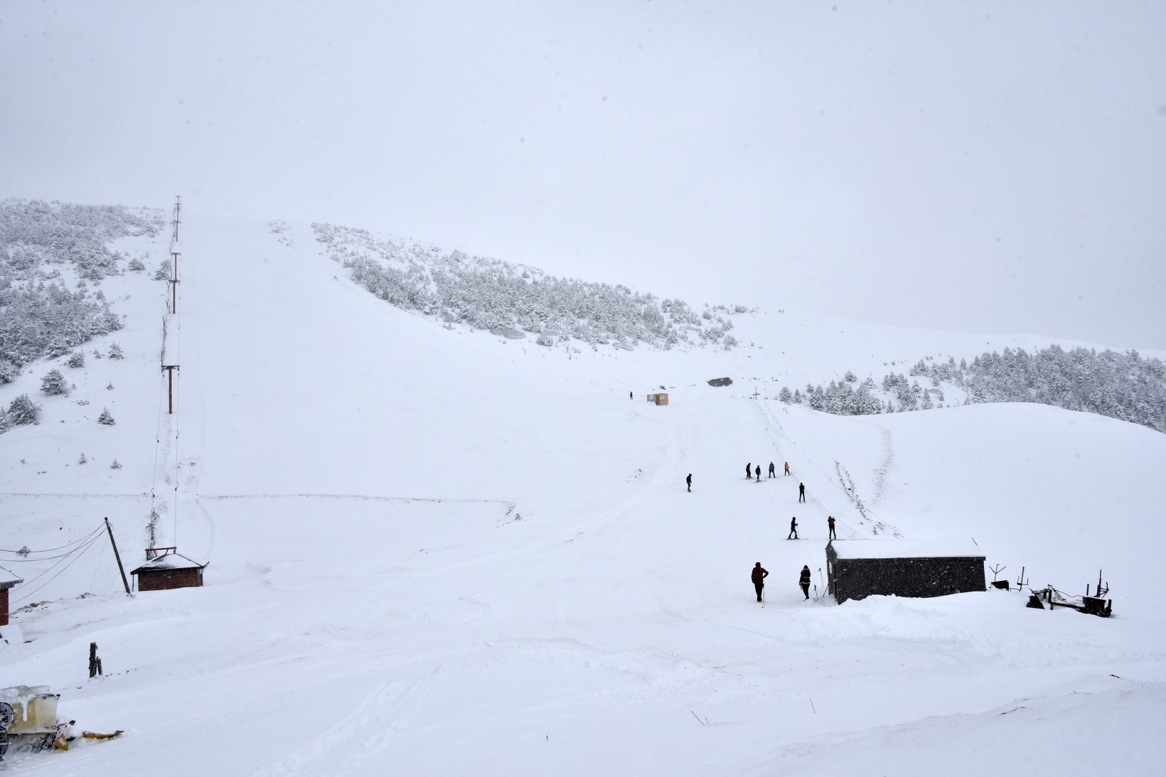 Zigana’da sezon tam bitti derken yeniden başladı 2