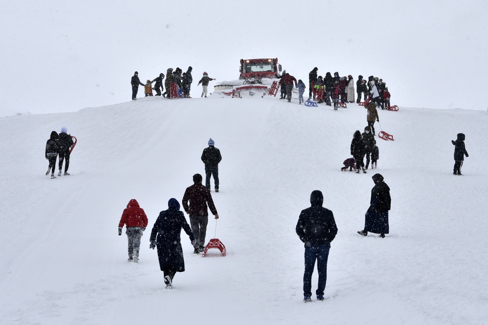 Zigana’da sezon tam bitti derken yeniden başladı 8